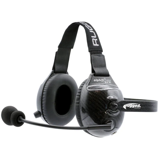 AlphaBass Carbon Fiber Stereo Headset with Bass Boost and Volume Control (OTH and BTH) - Image 2