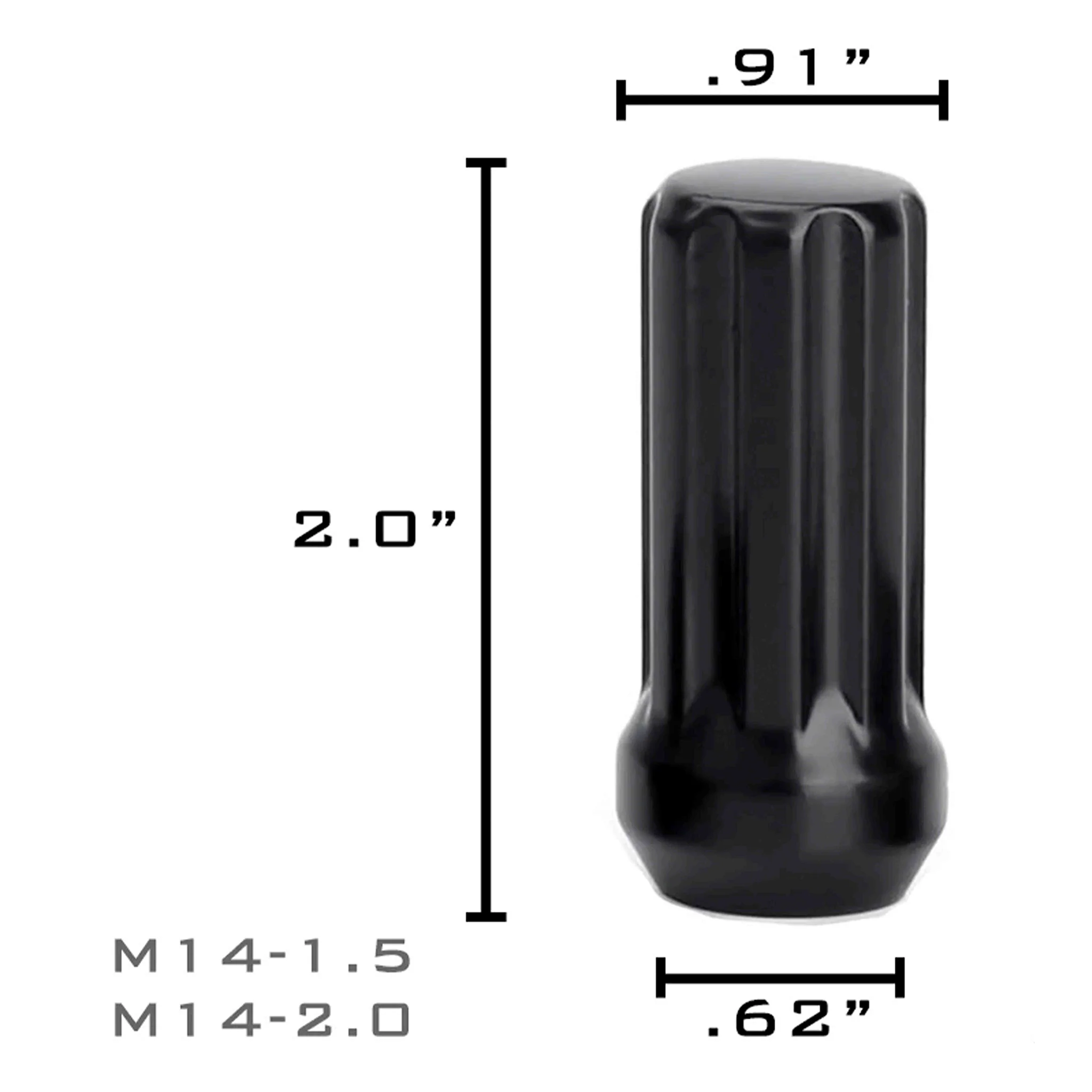 Black Lug Nuts - Image 3