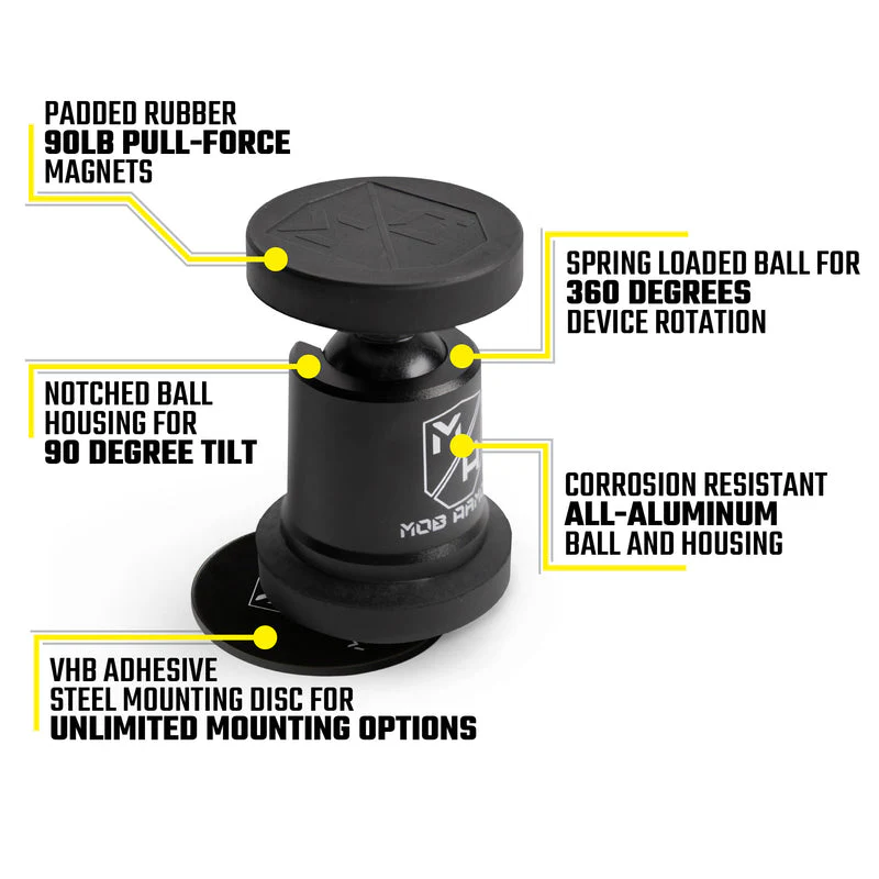 MobNetic Maxx | Magnetic Dashboard Phone Mount - Image 3