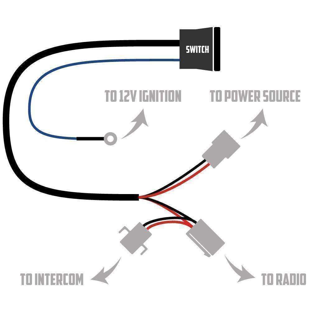 Radio & Intercom Install Harness with Rocker Switch - Image 3