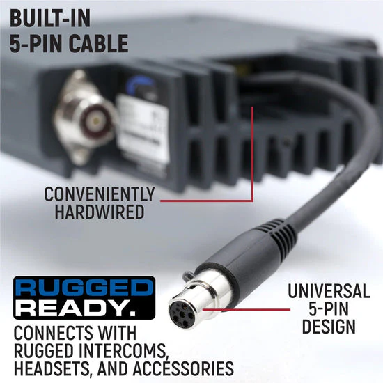 Toyota Tacoma, 4Runner, Sequoia, Lexus Two-Way GMRS Mobile Radio Kit - Image 6
